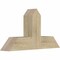 Ekena Millwork Portland Rough Sawn Timber Gable Bracket, Douglas Fir, 36"W x 19"H x 6"D x 6"F, 13/12 Pitch GBW036X19X0606POR00RDF - alternate 3